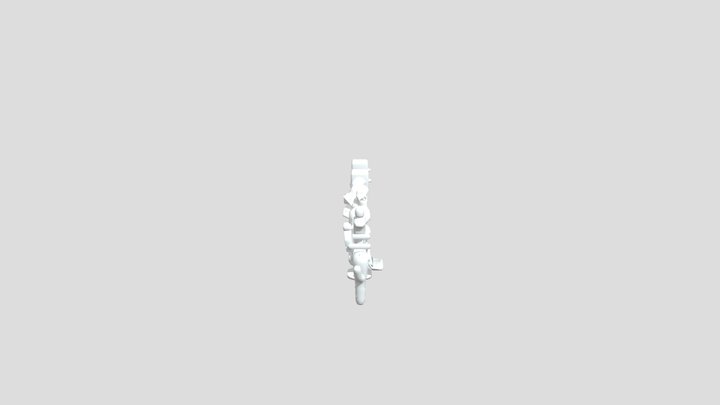 Barber Chair 3D Model