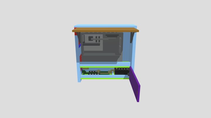 PC-TABLE - Fully Open 3D Model