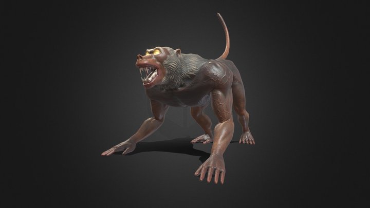 Fantasy Monster : Monkey 3D Model