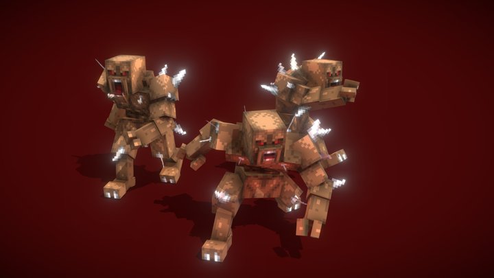 Classic Imps (Doom) - Minecraft Model 3D Model