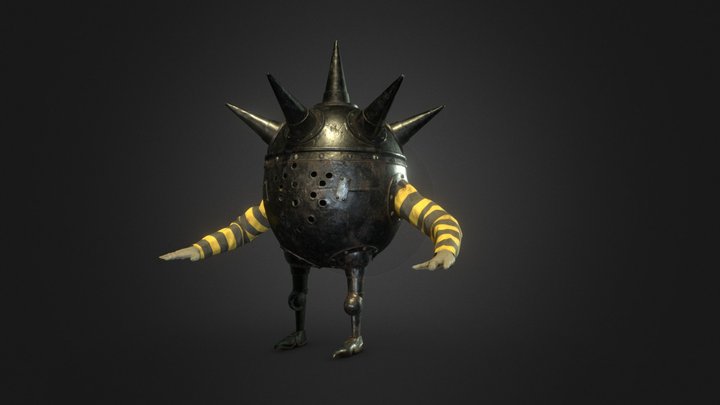Cannonball Goblin 3D Model
