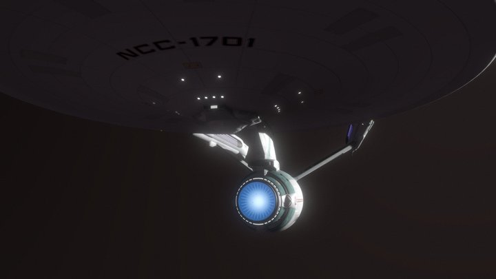 U.S.S. Enterprise NCC-1701 Refit 3D Model