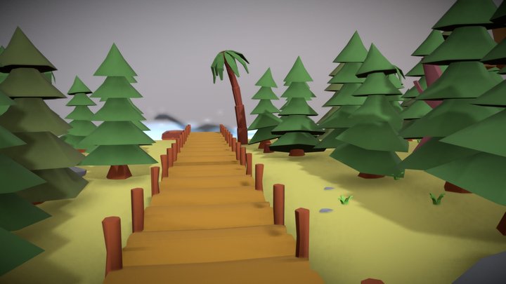 Low Poly Nessie 3D Model
