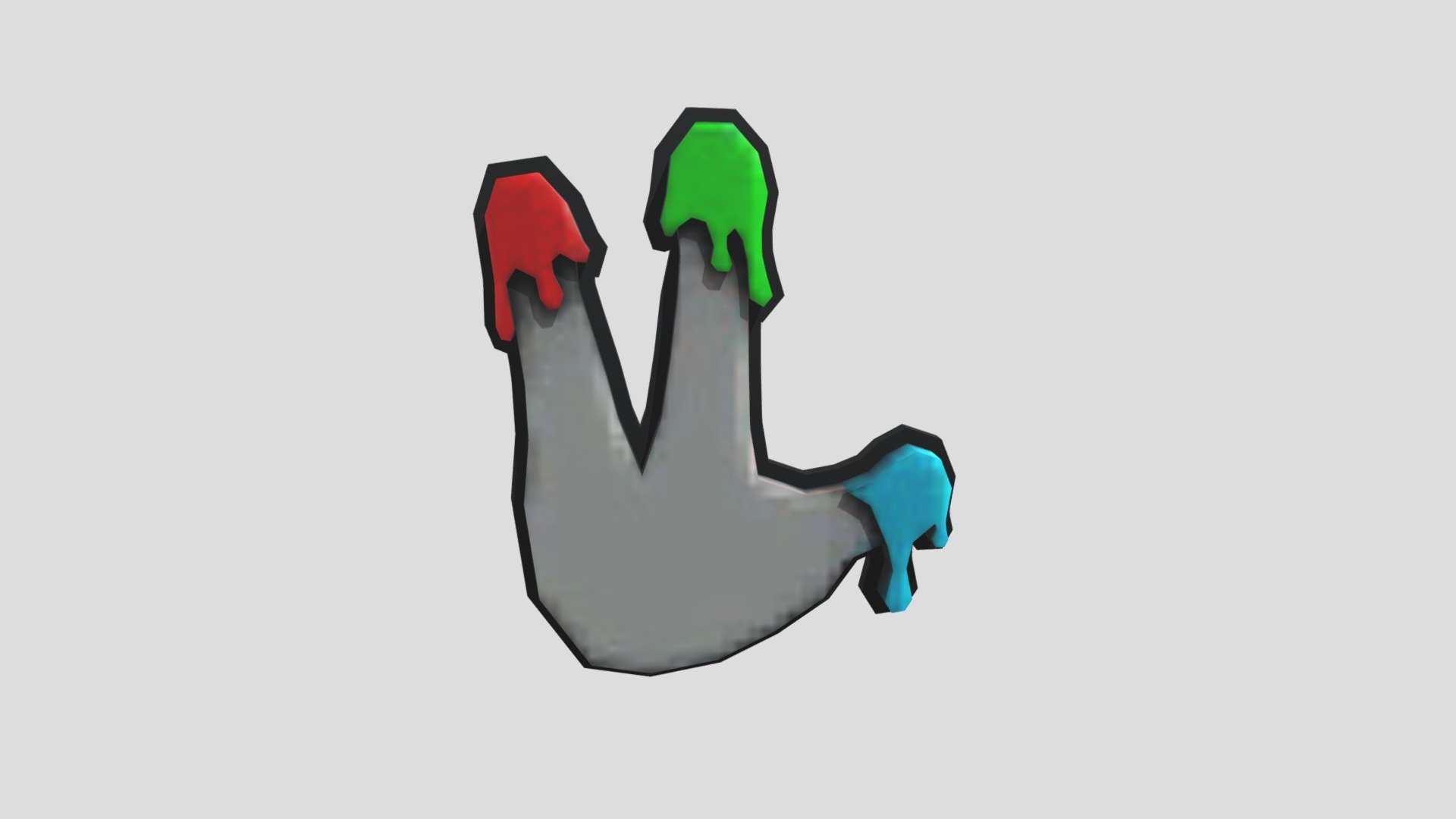 Gorilla Tag Finger Painter Badge - Download Free 3D model by ...