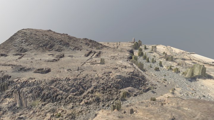 Wadi Helu Archeological Survey 3D Model