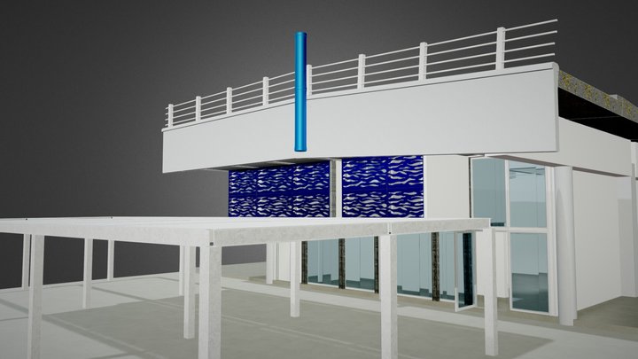 Centre d'Art Contemporain de Royan Version1 3D Model