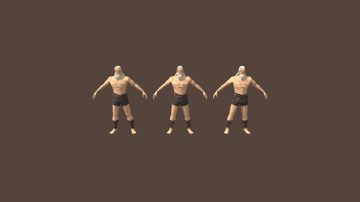 Fullbody_Character_LODS 3D Model