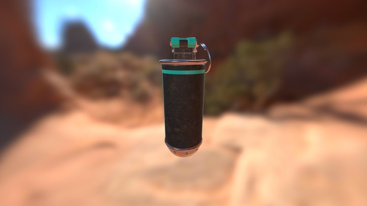 Smoke Grenade 3D Model