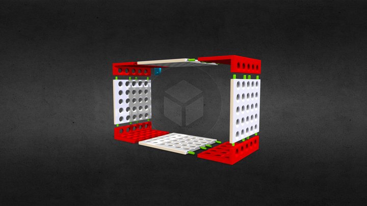 Shelf (basic) 440x230 mm 3D Model