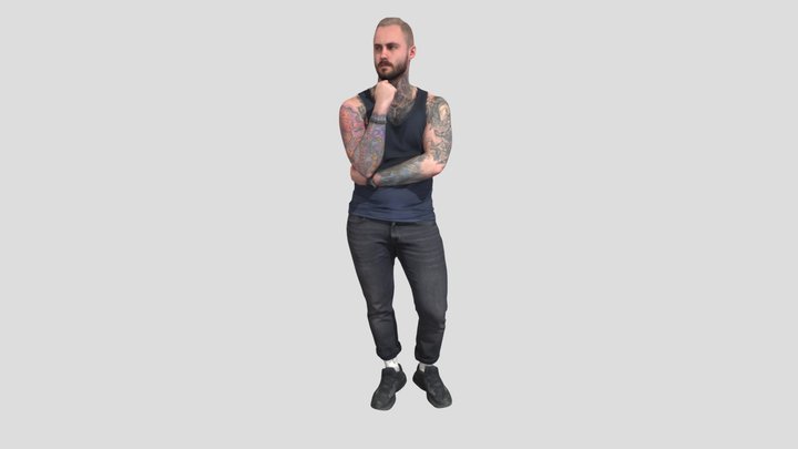 Stylish Tattooed People Posing