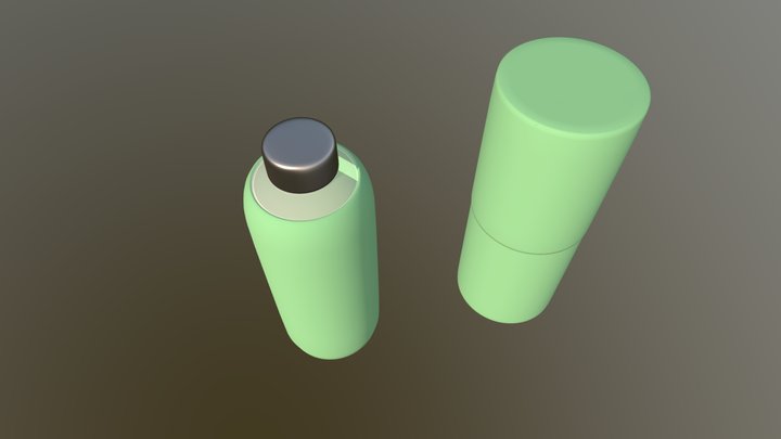 Flask model 3D Model