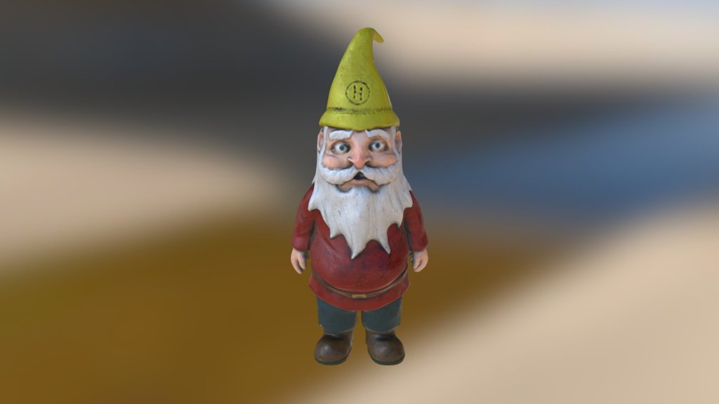 High Fidelity Garden Gnome - Download Free 3D model by caitlyn [2512c6b ...