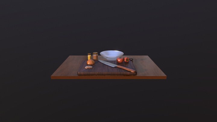 Kitchen Prep 3D Model