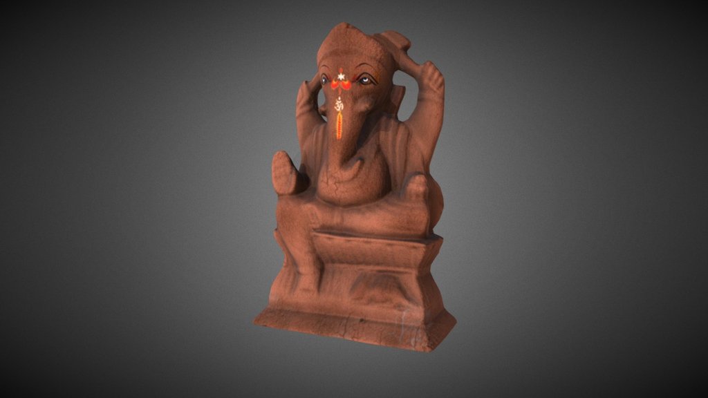 Lord Ganesha Low Poly