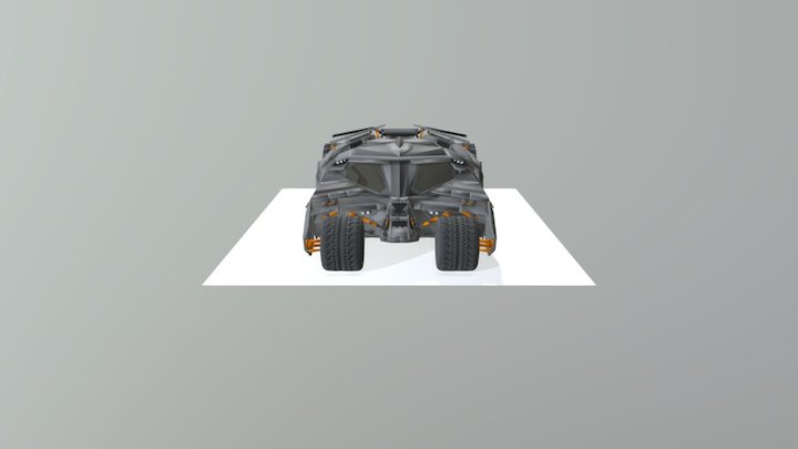 Batmobile-Tumbler 3D Model