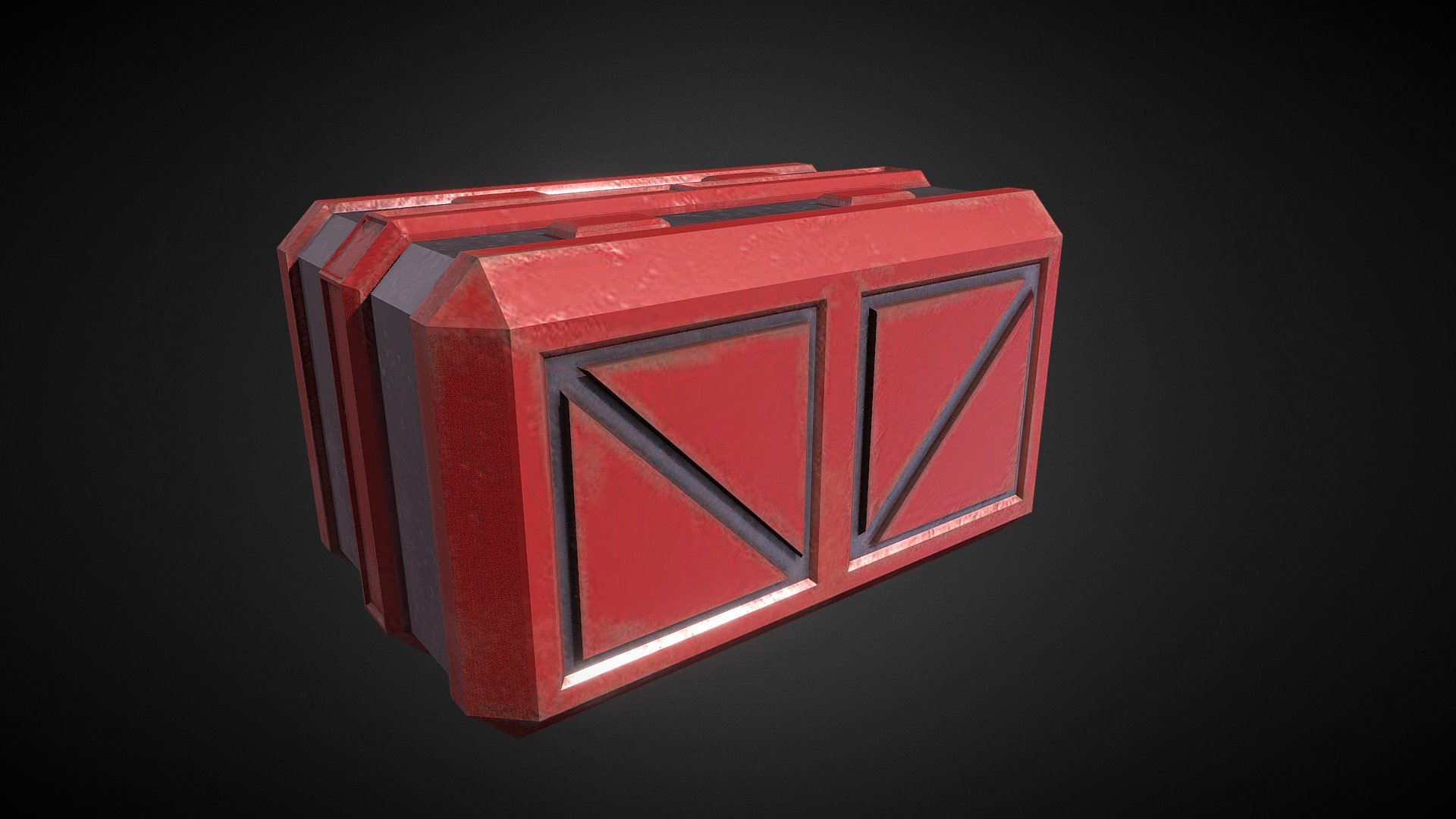 Sci-fi Crate - 3D model by Jessica (@JessH) [2514bf5] - Sketchfab