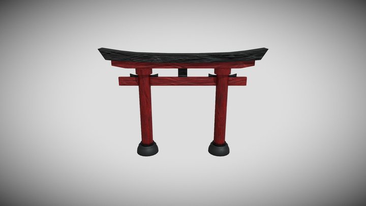 Torii gate 3D Model