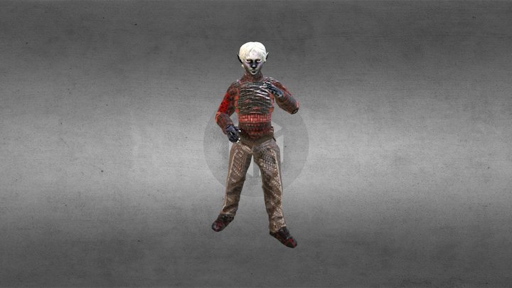 Ninja Kick 3D Model