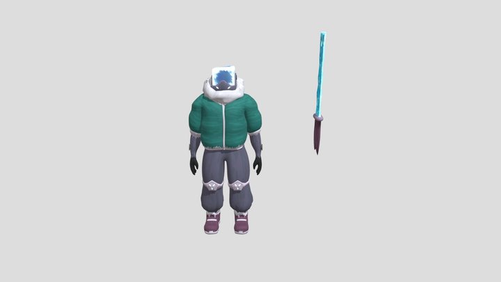 Ice Cutter Mercenary 3D Model