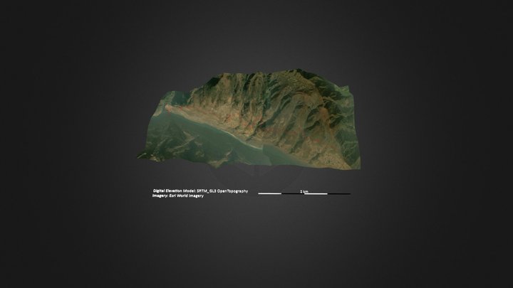 大渡河大峡谷 – Modello 3D gratuito STL