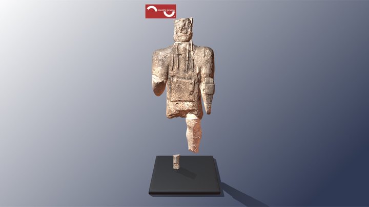 Statua di arciere detto "Prexiau" 3D Model