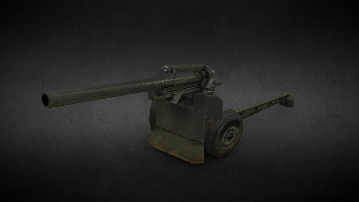 artillery_gun from FPS creator classic 3D Model