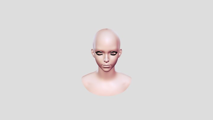 Anime Looking Metahuman export 3D Model