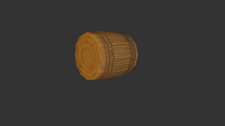Hay Bale 3D Model