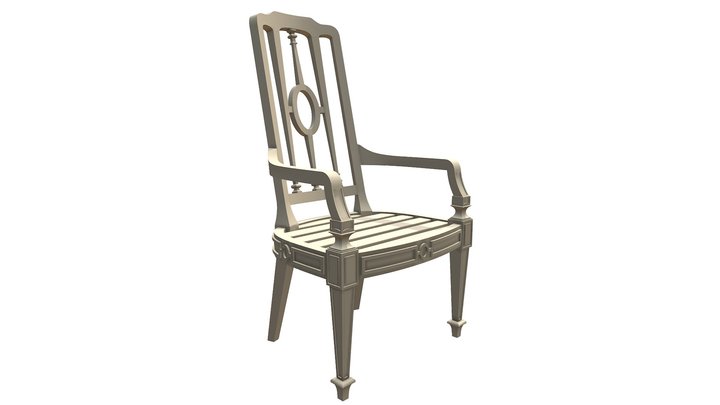 Custom Chair (Onshape Model) 3D Model