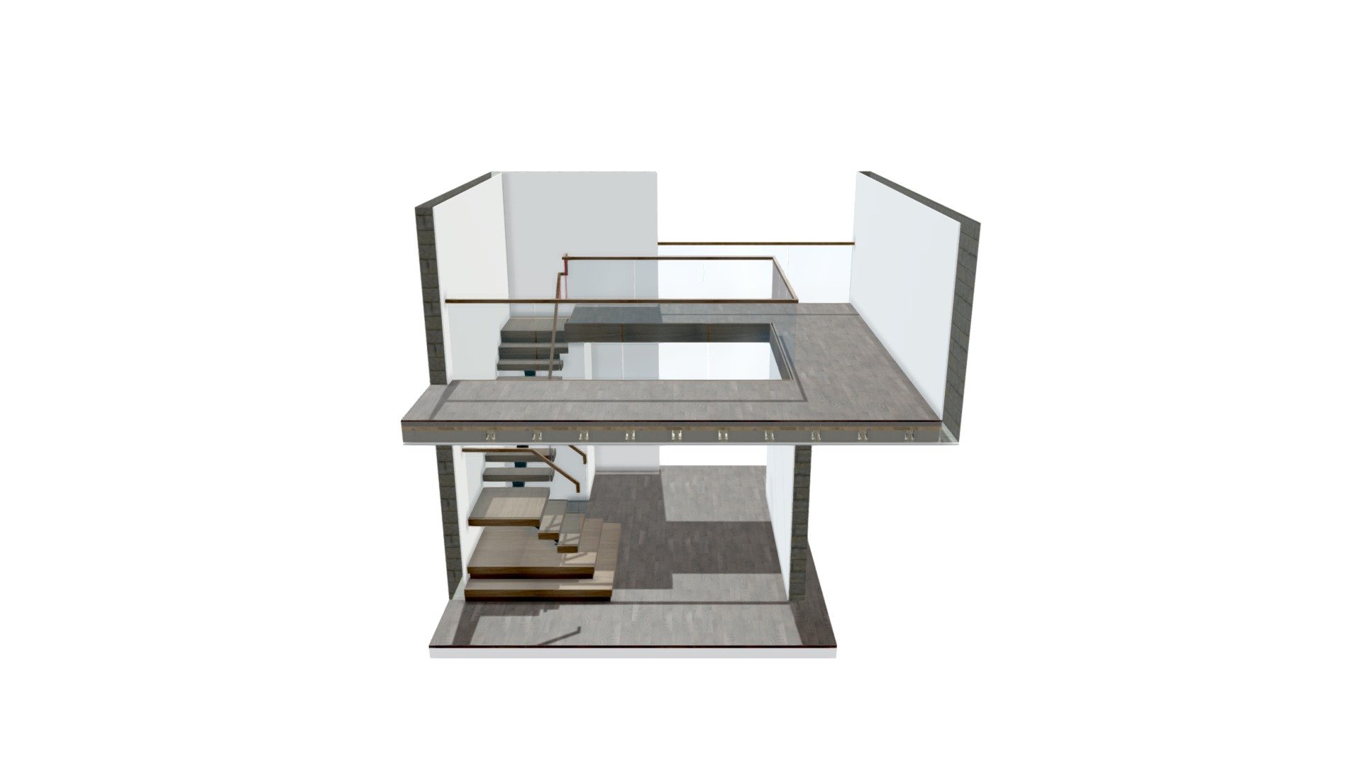 N.M. INTERNAL STAIRCASE H2925mm - 3D model by Sam0486 [251a881] - Sketchfab