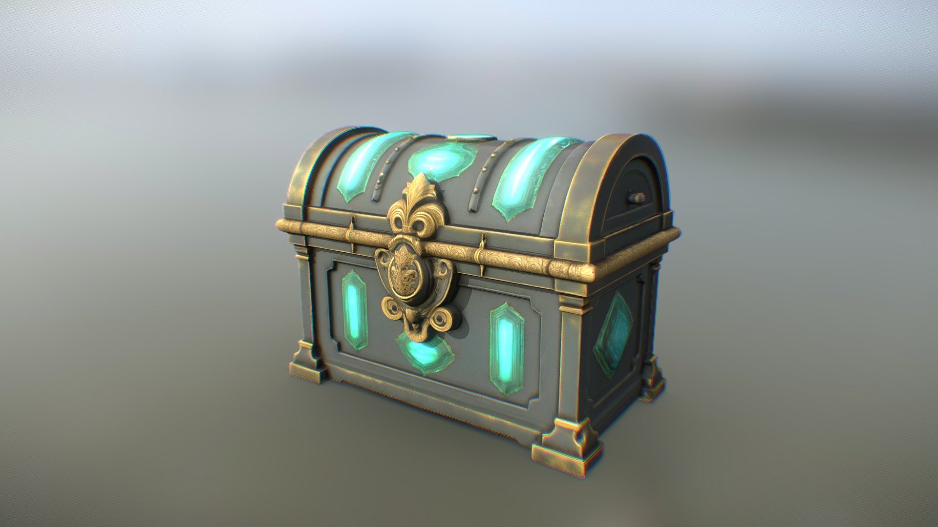 Treasure chest - Download Free 3D model by Alexandre Spontak ...