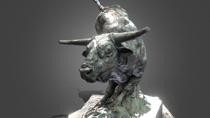 Outlaw - The Bull Statue 3D Model