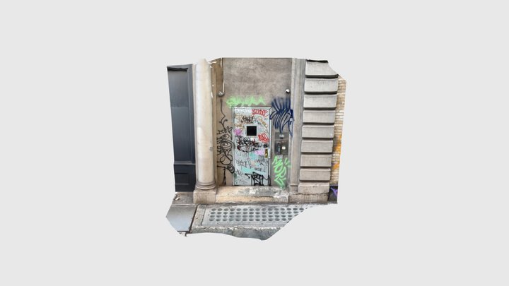 Graffiti Door #3 3D Model