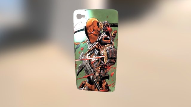 Textured Phone Cover 3D Model