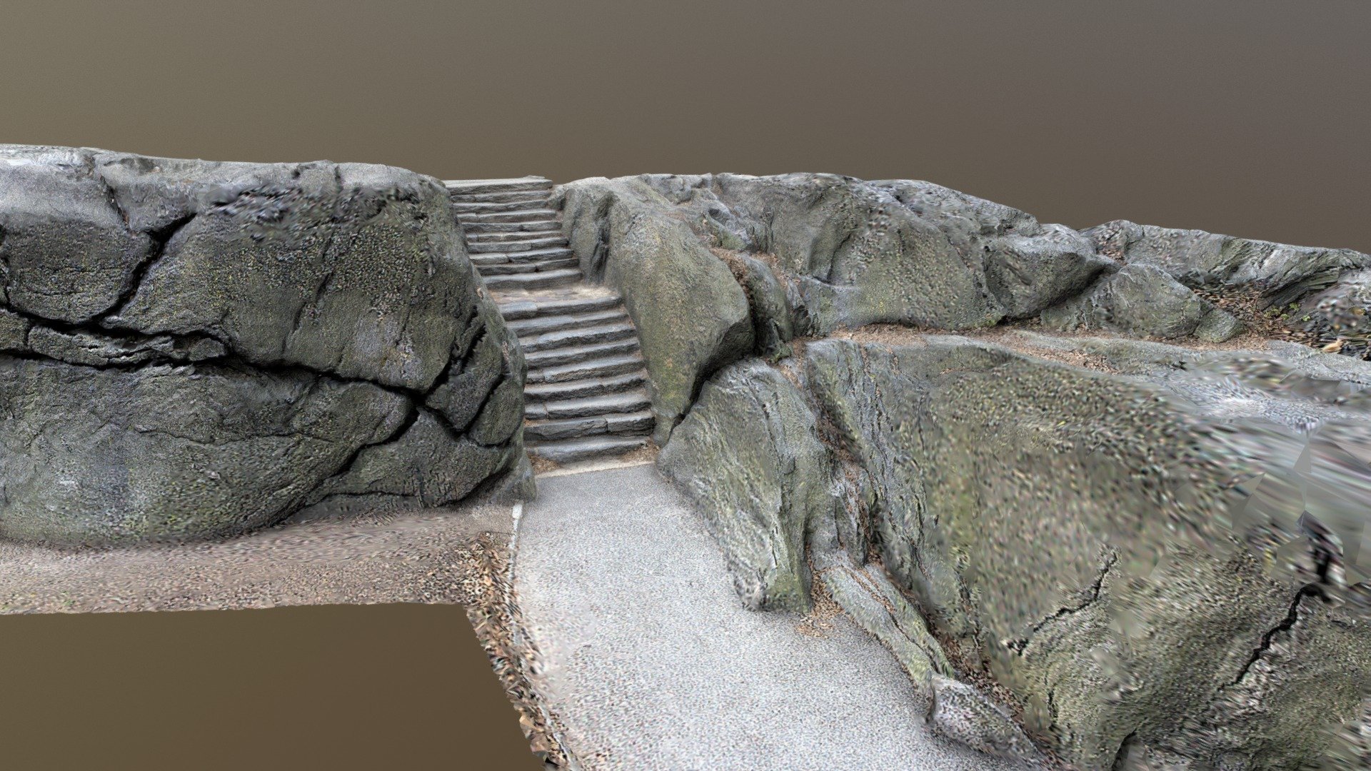 Rock Stairs Formation - Central Park, NYC