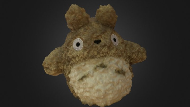 Totoro Plush 3D Model