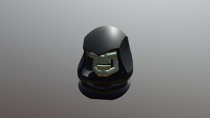 Reaper Mask and Hood for ModiBot 3D Model