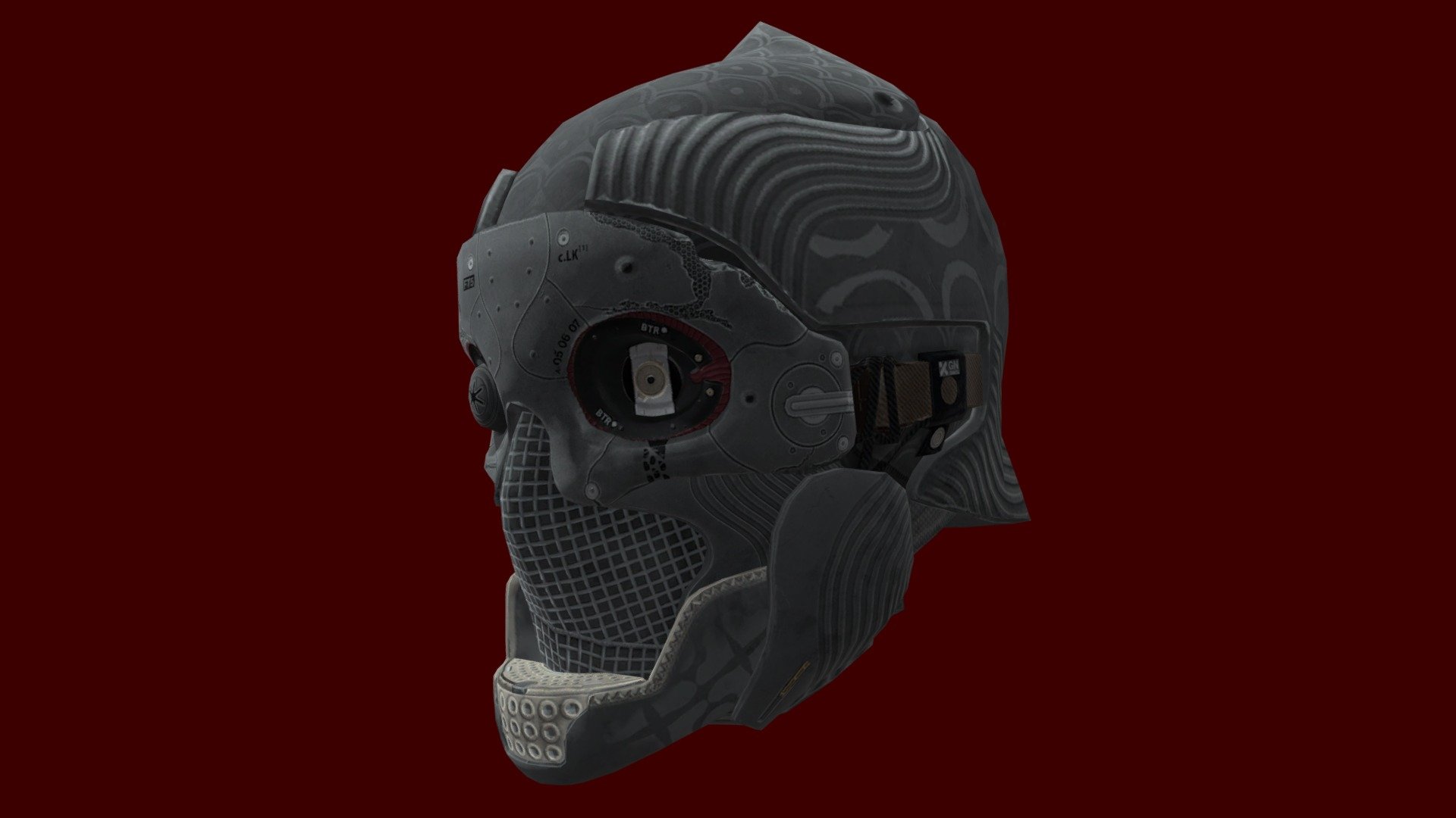 OneEyed Mask Download Free 3D model by MValdés (mariavaldes
