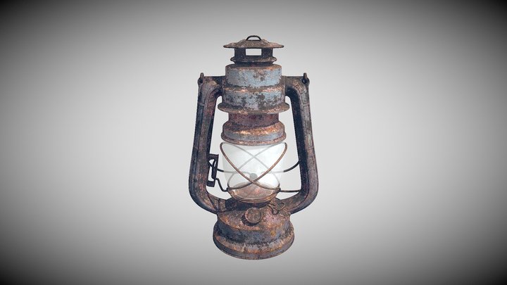 Rusted Lantern 3D Model