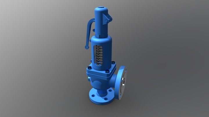 Pressure Relief Valve 3D Model