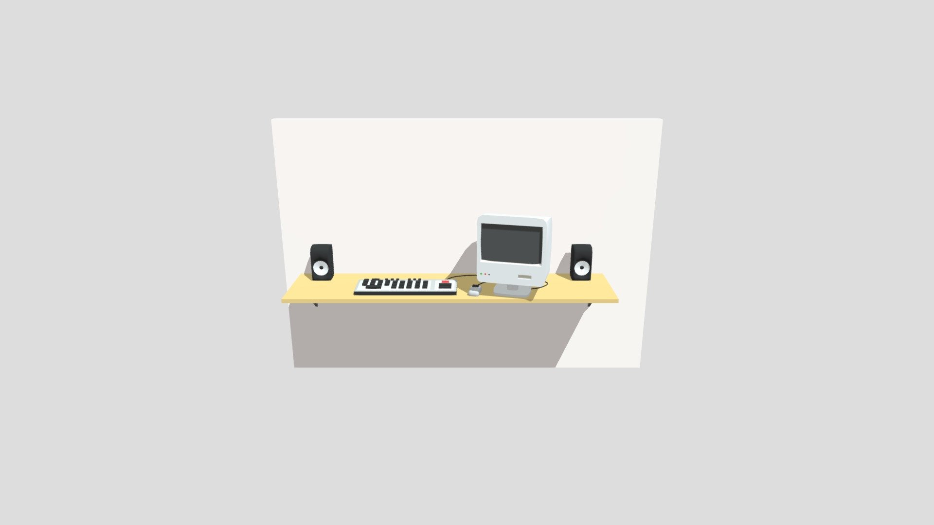 Computer desk from Poly by Google