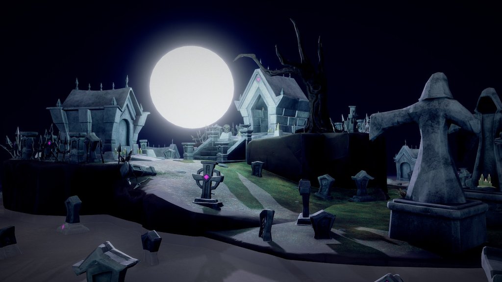 Stylized Graveyard