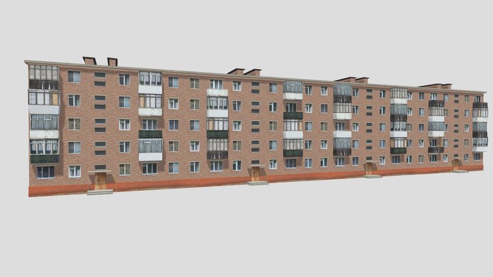 brick house 2 3D Model