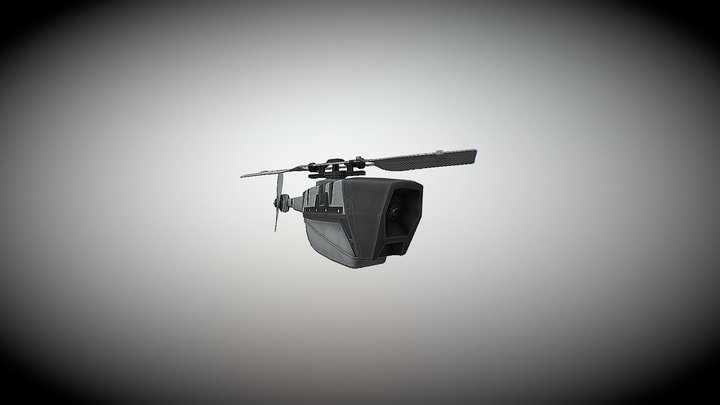 Black Hornet Drone 3D Model