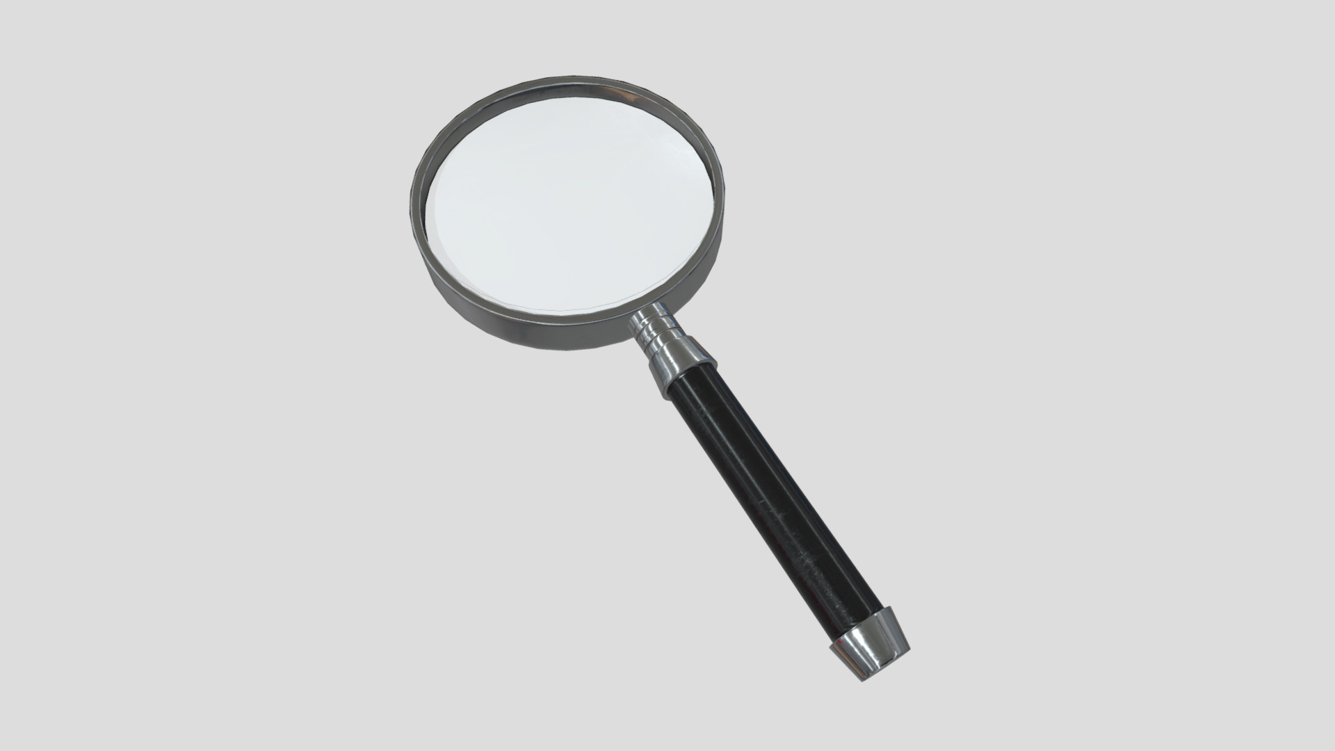 3D model Magnifying Glass - This is a 3D model of the Magnifying Glass. The 3D model is about shape.