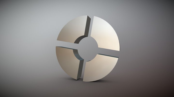 TF2 Logo 3D Model