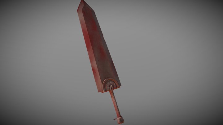 Manga-Styled Bloody Dragonslayer 3D Model