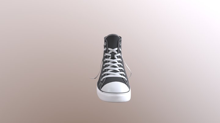 Converse Shoe 3D Model