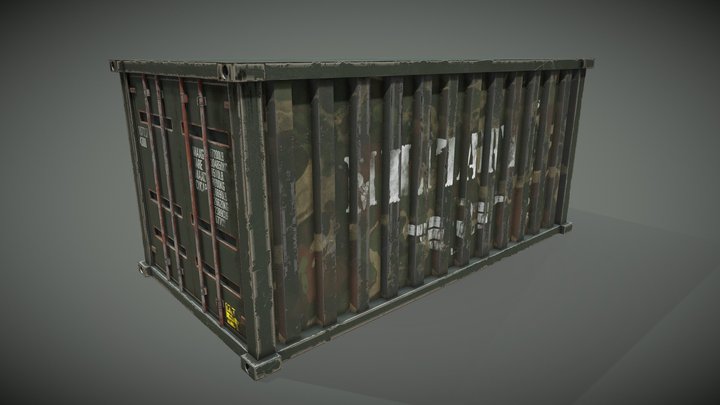 Freight-container 3D models - Sketchfab