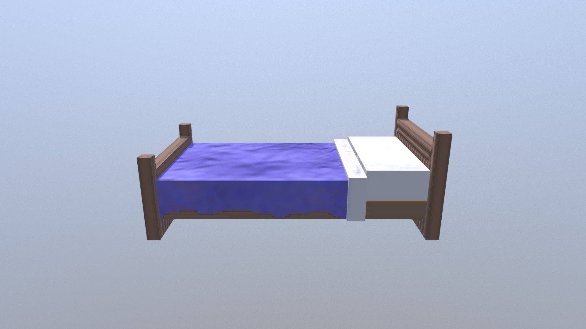 Prop Bed Wood 001 - 3D model by drumstig [2525bc5] - Sketchfab